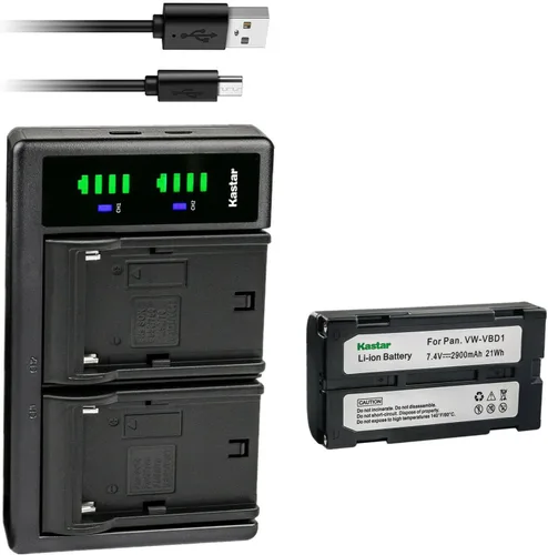 Miniatura 8 de Kastar Cargador de batería USB LTD2 para BDC46B, BDC-58, BDC58, BDC-70, BDC70, BLI-SRX1, SDL30, SDL50, CDC68, Energizer ERC610, Fuji VMBPL30A