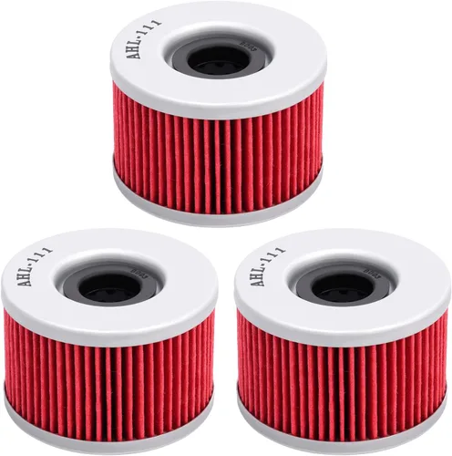 AHL Filtro de aceite 111 15412-413-000 15412-413-005 15412-KEA-003 15412-KK9-911 154A1-413-000 154A1-MA6-000 compatible con Honda TRX6800 FA Rincón