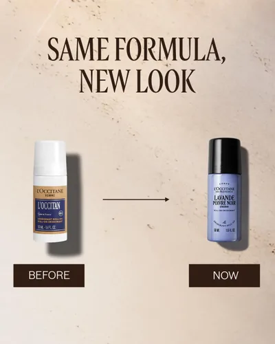 Miniatura 2 de L'OCCITANE Desodorante roll-on sin aluminio, reduce el olor corporal, verbena refrescante, aleros de baux, sin alcohol ni sales de aluminio