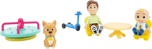 Miniatura 3 de Deluxe Pop n' Play House de CoComelon - Casita plegable con JJ, el papá de JJ, Bingo el cachorro y accesorios para la casita - Juguetes para niños