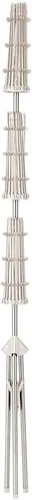 Miniatura 7 de Bestco NY-278 Stainless Steel Clothesline, Laundry Dryer, Parasol 3 Tiers, Large Capacity, Indoor, Width 34.6 x Depth 34.6 x Height 67.9 inches