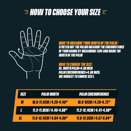 Miniatura 2 de OOPOR Guantes de motociclismo, guantes de ciclismo para hombres y mujeres, guantes de bicicleta sin dedos, guantes de bicicleta para levantamiento