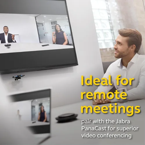 Miniatura 5 de Jabra Altavoz Bluetooth inalámbrico Speak 510 UC - Excelente calidad de sonido, altavoz portátil de conferencia para celebrar reuniones en cualquier