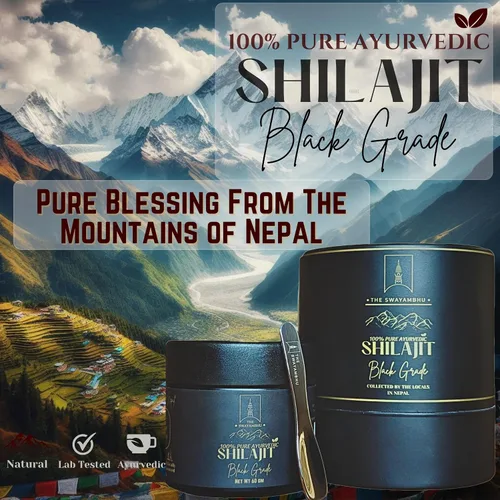Miniatura 2 de SHILAJIT Resina SHILAJIT 100 % pura del Himalaya Nepalí, suplemento ayurvédico de grado negro, infusión de miel, cosechado a mano, probado