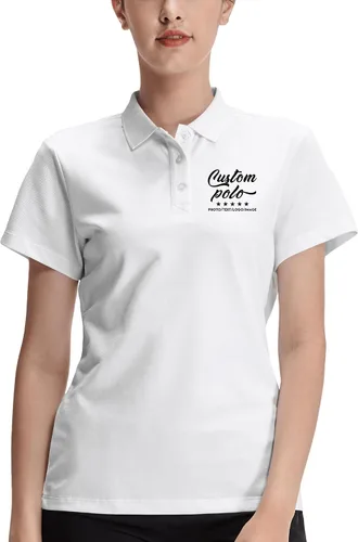 Miniatura 5 de Camisas polo personalizadas para hombres y mujeres, camisas personalizadas con cuello, diseña tus propias camisas
