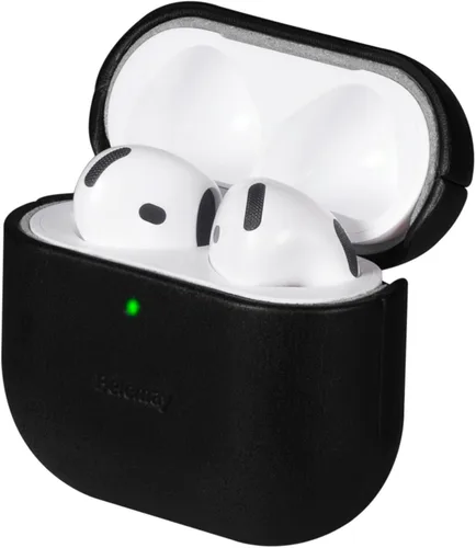 Miniatura 12 de Belemay Funda hecha a mano de cuero curtido vegetal de grano completo para AirPods Pro 3ª generación (2025), elegante efecto de dos tonos, pátina