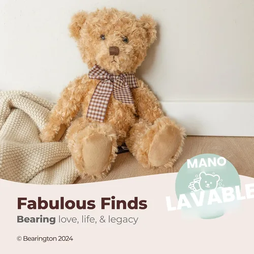 Miniatura 3 de Bearington Baby Theodore Oso de peluche afelpado, de 17 pulgadas, animal de peluche, marrón Theodore 17