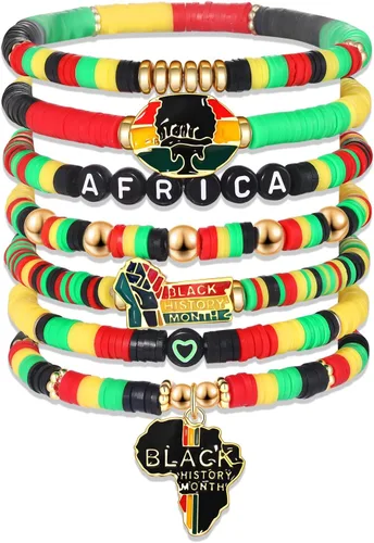 Miniatura 137 de Surfer Heishi - Pulseras apilables para mujer, apilables, de vinilo arcoíris, disco de arcilla, pulseras elásticas para la amistad, joyería bohemia