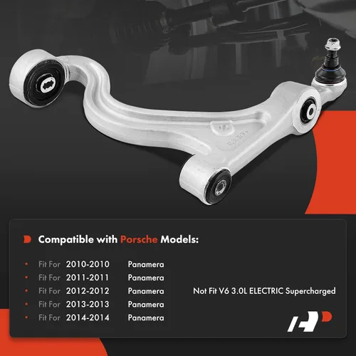 Miniatura 2 de A-Premium Brazo de control inferior delantero izquierdo, con rótula y buje, compatible con Porsche Panamera 2010 2011 2012 2013 2014