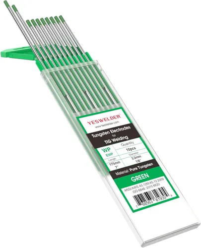 Miniatura 39 de YESWELDER - Electrodo de tungsteno para soldadura TIG, ceriado al 2%, de 1/16 x 7 pulgadas (gris, WC20/EWCe-2), paquete de 10