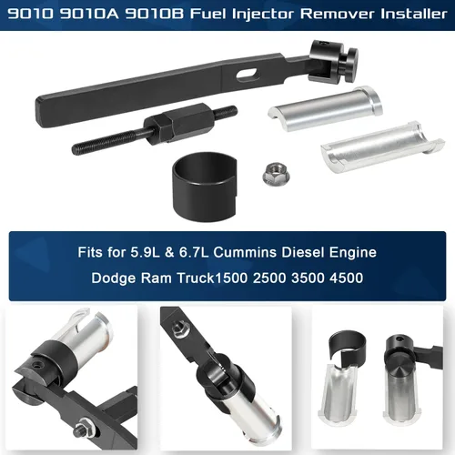 Miniatura 5 de 9010 Removedor de inyector de combustible Puller Compatible con motor diesel Cummins de 5.9L y 6.7L/Camión Dodge Ram 1500 2500 3500 4500 # 9010A