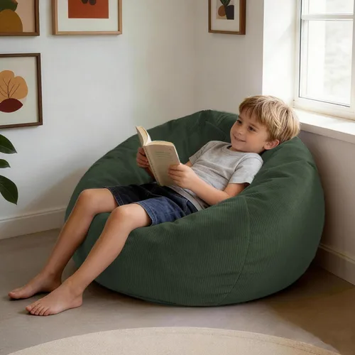 Miniatura 7 de LPMOERA Puf de espuma viscoelástica para niños/adolescentes con relleno redondo para niños, para sala de estar, dormitorio, dormitorio