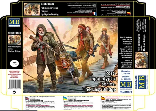 Miniatura 3 de Master Box 24078-1/24 Escala - Serie Pоst-Apocalíptica. El último puente 3 figuras en kit