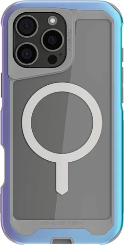 Miniatura 73 de Ghostek Atomic Slim - Funda protectora para iPhone 15 Pro Max, compatible con accesorios MagSafe, marco de metal de aluminio, funda de teléfono