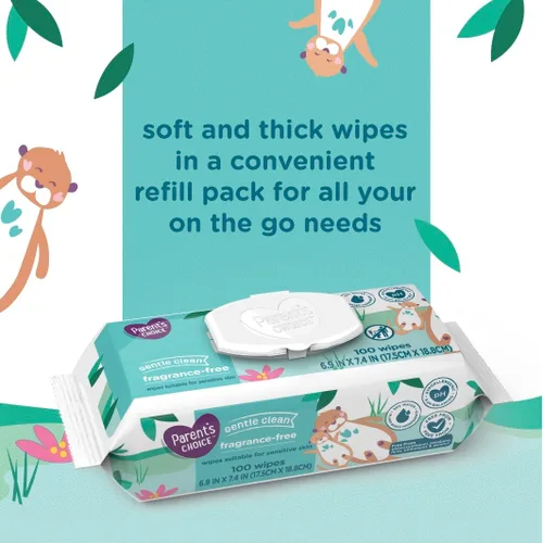 Miniatura 5 de Toallitas de bebé sin fragancia premium, suaves, gruesas y adecuadas para pieles sensibles, 300 unidades, hipoalergénicas, 99% de agua, pH