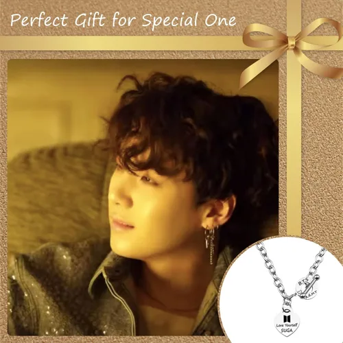 Miniatura 3 de ARETIS Kpop Bangtan - Collar de regalo para niños Be the best J-HOPE JIMIN JIN JK RM SUGA V Collar Bangtan Boys Lover Jewelry Regalo para niños fans