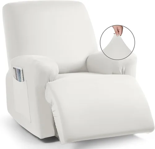 Miniatura 48 de TAOCOCO Funda para sofá reclinable, 3 piezas de fundas de tela de poliéster elástica para sofá reclinable de 3 asientos, protector de muebles suave
