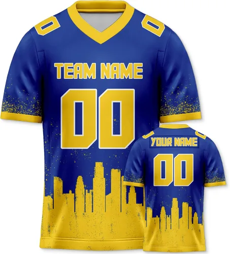 Camiseta de fútbol personalizada para fanáticos de regalo cosido e impreso con el nombre del equipo, número de graffiti, hip-hop, para hombres,