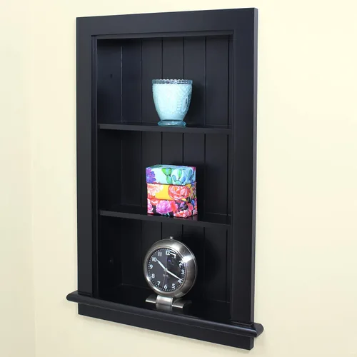 Gabinete Medicinal de Nicho Empotrado en Pared Aiden de 14x24 de Reemplazo, Inserto de Estante/Estantes de Gabinete de Baño en la Pared, Hecho en