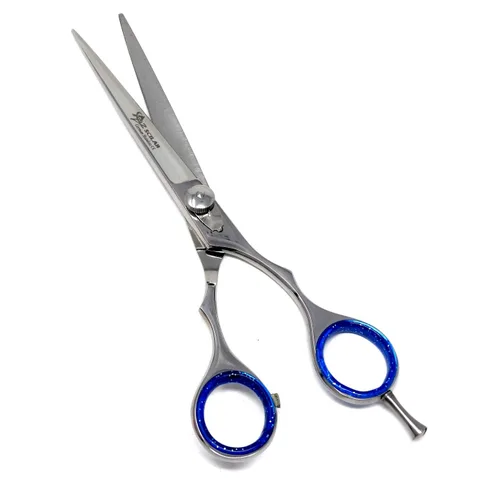 Miniatura 2 de Tijeras profesionales para adelgazar, texturizar, cortar, anillos de agarre cómodos con inserciones de tensión ajustable y dedos - Acero inoxidable