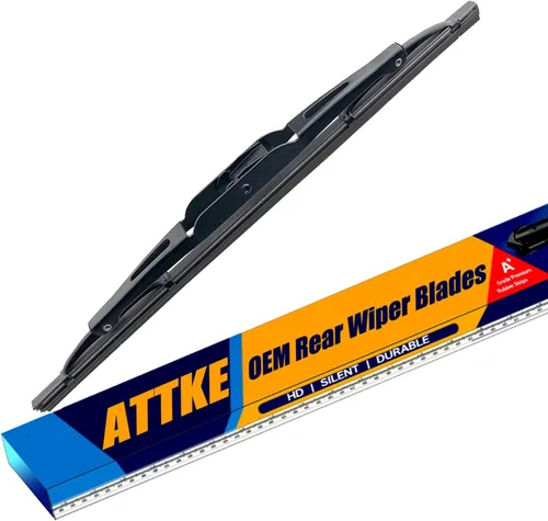 Miniatura 10 de ATTKE Limpiaparabrisas trasero para Hyundai Accent 2012-2019/Jeep Compass 2017-2019/Jeep Grand Cherokee 2014-2020/Kia Rio 2012-2019/Soul 2010-2019