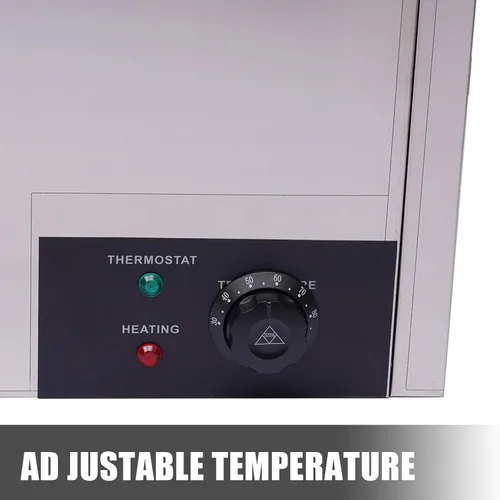 Miniatura 5 de Calentador de alimentos comercial de acero inoxidable calentador de sopa eléctrico de acero inoxidable caliente bien Bain Marie Calentador