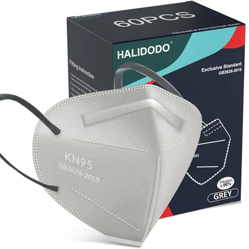 Miniatura 8 de KN95 Mascarilla Facial, Mascarilla de Seguridad Cómoda y Transpirable de 5 Capas (Azul)