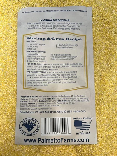 Miniatura 4 de Palmetto Farms Yellow Stone Ground Grits 2 libras, sin OMG, sólo maíz totalmente Natural, sin aditivos, natural, sin gluten, producidos
