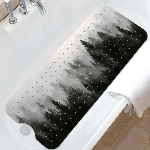 Miniatura 15 de Tapete de baño de sirena antideslizante, bonito tapete de baño de goma para bañera, tapete de baño para niños y niñas pequeñas, tapete de ducha