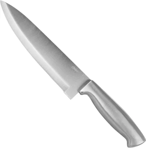 Oster Baldwyn - Cuchillo de chef de 7.6 pulgadas con mango de acero inoxidable Chef's Knife