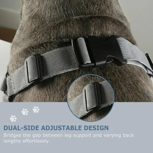 Miniatura 4 de Funda de recuperación de codo de perro con almohadillas protectoras para perros mayores y patas delanteras postoperatorias, soporte antilamidas