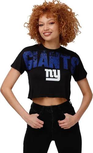 Miniatura 10 de FOCO NFL Womens NFL Team Logo Ladies Fashion Distressed Wordmark Petite Size Crop Top Shirt
