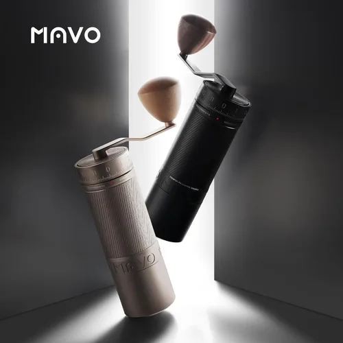 Miniatura 8 de MAVO Molinillo de café manual, Phantox Pro molinillo de café rebaba, núcleo de molienda profesional de acero inoxidable de 45 mm, capacidad 30 g