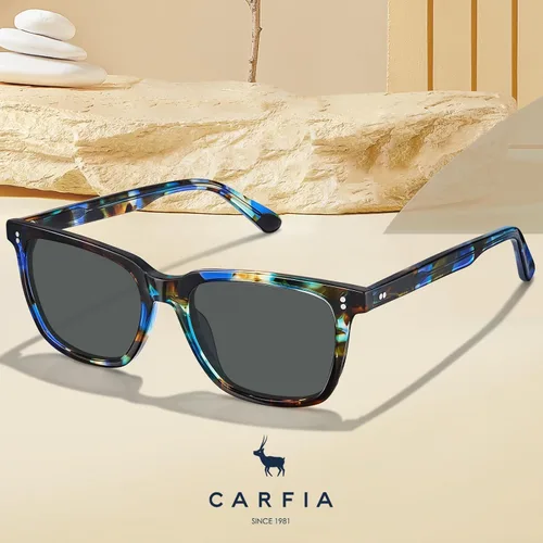 Miniatura 67 de Carfia Chic - Lentes de sol polarizados para mujer, protección UV400, marco de acetato pulido a mano