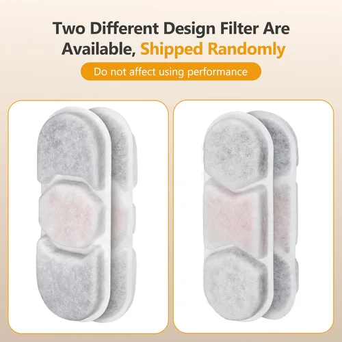 Miniatura 3 de 8 paquetes de filtros de repuesto para fuente de agua para perros Zuqqony de 12L/3.2Gal de acero inoxidable, dispensador de agua para perros DYSJ01