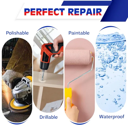 Miniatura 5 de Masilla epoxi – Masilla epoxi AB de 8 onzas para bajo el agua, relleno multiusos de piscina – Reparación rápida de arcilla esculpida arreglar