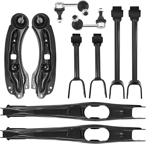 Brazo de control superior e inferior trasero y barra estabilizadora compatible con Dodge Journey 2009-2010 CMS251247 LL81526