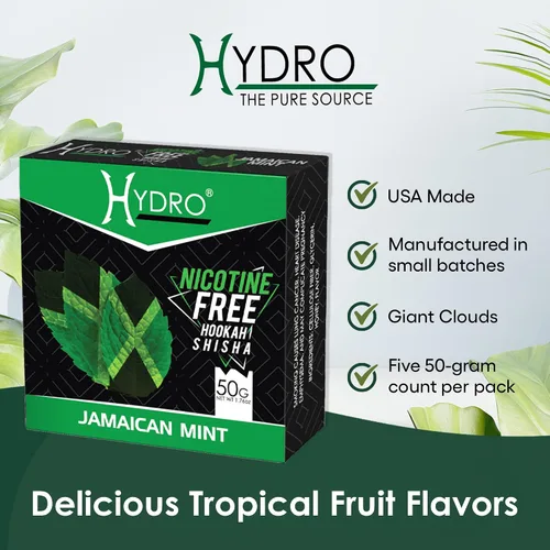 Miniatura 4 de Hydro Paquete de sabores de cachimba, sin tabaco y sin nicotina, juego de menta con sabor a cachimba, fresco, refrescante, natural, de larga