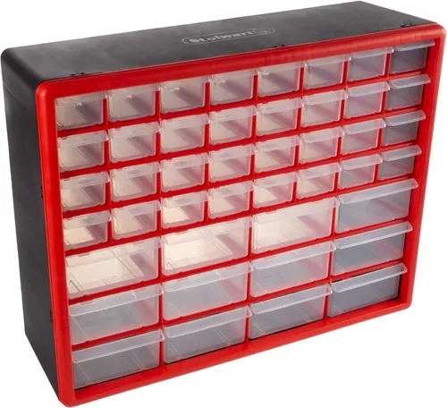 Miniatura 13 de Stalwart Organizador de Piezas Pequeñas de Plástico de 39 Cajones - Cajones de Almacenamiento de Escritorio o Pared para Organizar Ferretería