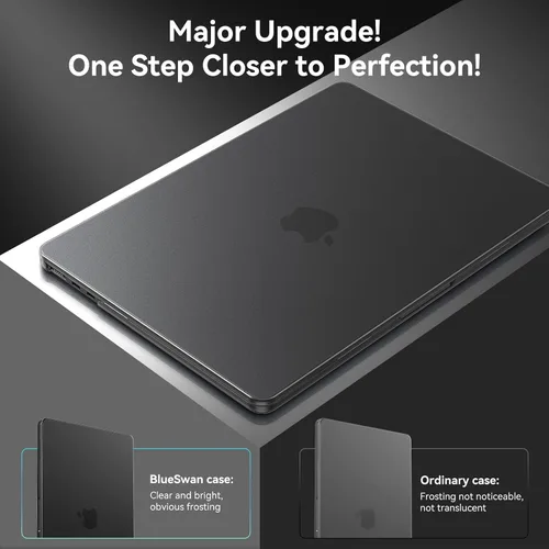 Miniatura 4 de BlueSwan Funda para MacBook Air de 13 pulgadas, M5 M4 M3 M2 2026-2022 A3449 A3240 A3113 A2681, 100% color oficial, resistente a los arañazos, fácil