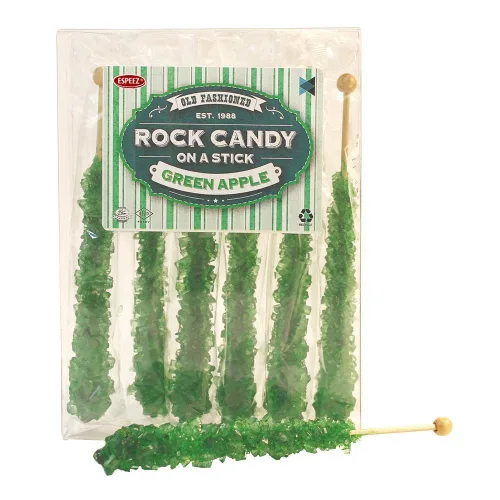 Miniatura 56 de Palitos de caramelo de roca extragrandes: 12 paletas de cereza rosa – envueltas individualmente – Palitos de caramelo de roca de cristal