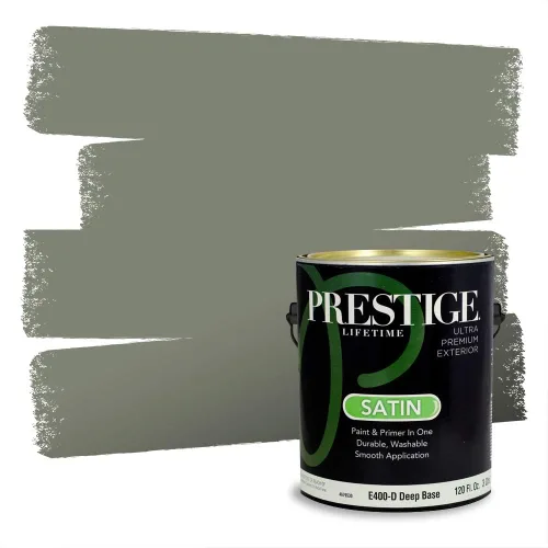 Miniatura 499 de Prestige Paints - pintura de exterior y pintura de imprimación en una, E100-T-6006-10AVP