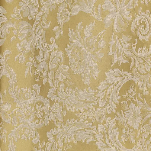 Miniatura 2 de ULTIMATE TEXTILE Miranda - Mantel redondo de damasco (120 pulgadas), color dorado Dijon