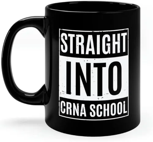 Nueva taza de estudiante Crna para la escuela de enfermería, enfermera, anestesista, enfermera registrada, enfermera practicante de anestesiología