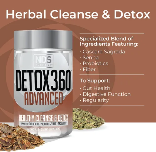 Miniatura 8 de FitLife Brands Nutrition Detox 360 Advanced - Limpieza y desintoxicación con probióticos y fibra para apoyar la salud y el bienestar intestinal