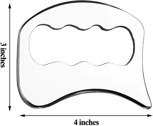 Miniatura 6 de FeelFree Sport Herramientas Gua Sha de acero inoxidable, herramienta de raspado de masaje para movilización de tejidos blandos, terapia física