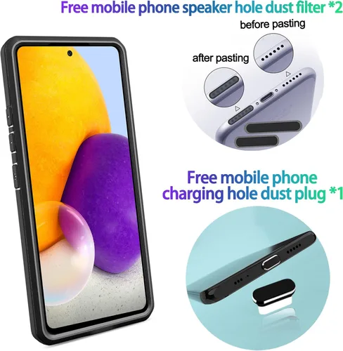 Miniatura 2 de Funda resistente para Samsung Galaxy S22 Plus/S22+ de 6.6 pulgadas, 4 esquinas con bolsas de aire [protección contra caídas de 12 pies], agarre