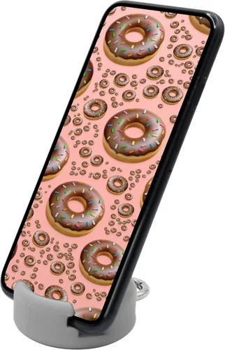 Miniatura 11 de GoDonut Mini llavero portátil para teléfono celular, accesorio de escritorio perfecto para viajes, oficina y mesita de noche, compatible con iPad