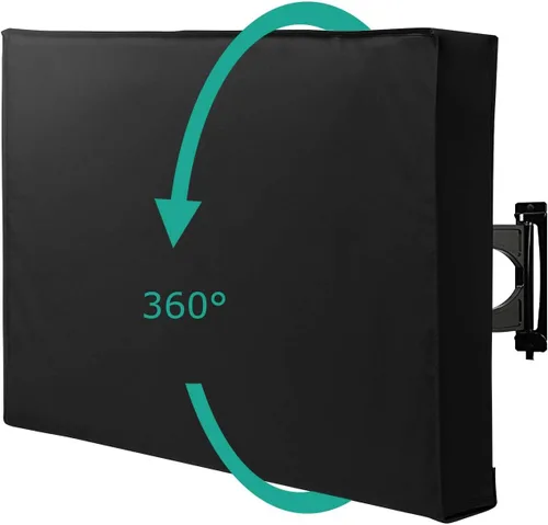 Miniatura 8 de SunPatio Funda de TV para exteriores de 30 a 32 pulgadas, resistente a la intemperie, tamaño de la funda 30 pulgadas de ancho x 20 pulgadas de alto