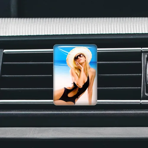 Miniatura 11 de Accesorios personalizados para ventilación de coche con foto y texto, clips personalizados para ventilación de aire para mujeres, hombres, niños